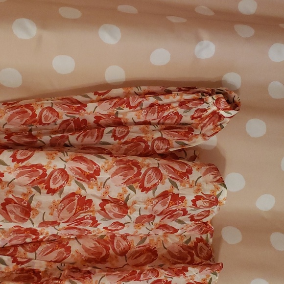 PARIS ATELIER & other stories Oversized Tulip🌷 Print Cotton Blouse Sz 2 - Picture 4 of 5